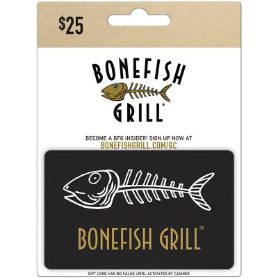 Bonefish Grill Gift Card 25