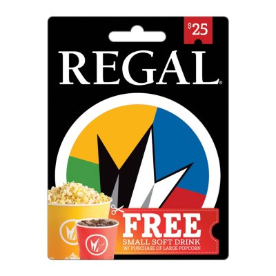 Regal Cinemas $25 Gift Card - Sam's Club