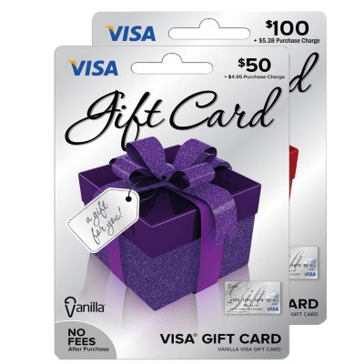 Vanilla Visa Gift Card Various Amounts