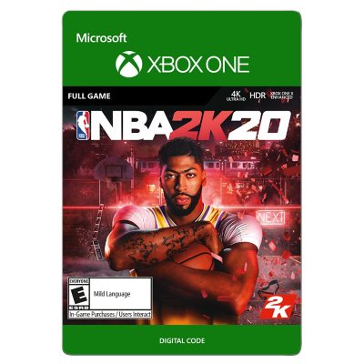 nba 2k20 digital code xbox one