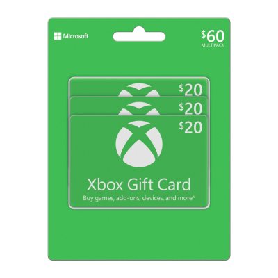 Xbox $60 Gift Card Multi-Pack - Sam's Club