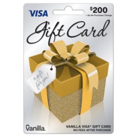 $200 Vanilla Visa Gift Card - Sam's Club