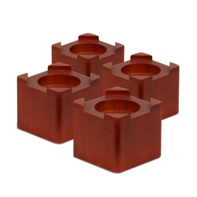 Honey-Can-Do Solid Wood Bed Risers (4-pack) - Sam's Club