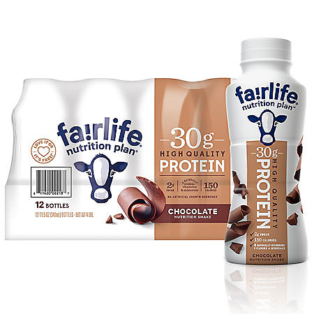 Fairlife Nutrition Plan Chocolate, 30 g Protein Shake (11 ...