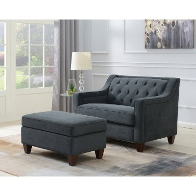 ottoman ethan chair storage assorted colors details