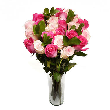 24 Stems Forever Pink Rose Bouquet