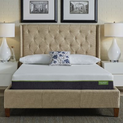 LulaaBED 9″ Emerald Medium Queen Memory Foam Mattress