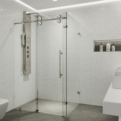 Vigo Winslow Frameless Sliding Door Shower Enclosure - Sam's Club