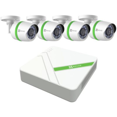 EZVIZ 4-Channel 1080p HD Security System with 1TB HDD, 4x