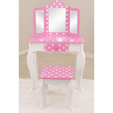 Vanity Table with Stool Set