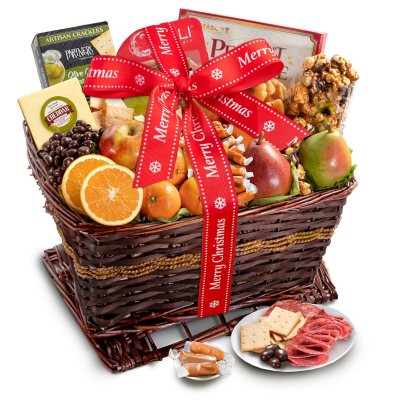 Merry Christmas Gourmet Abundance Gift Basket - Sam's Club