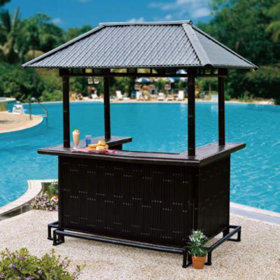 metal outdoor patio bar set