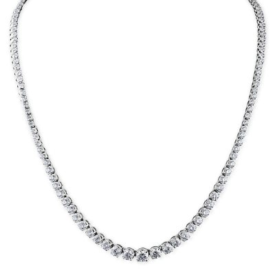10 ct. t.w. Diamond Riviera Necklace in 14K Gold (H-I, I1)