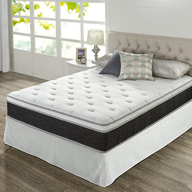 Night Therapy 12″ iCoil Premium Support California King Mattress and SmartBase Set
