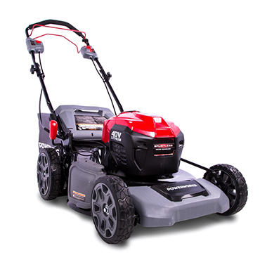 Powerworks PD40LM51SPK5 21″ 40V Lithium Self-Propelled Mower with 5 Ah Battery and Charger