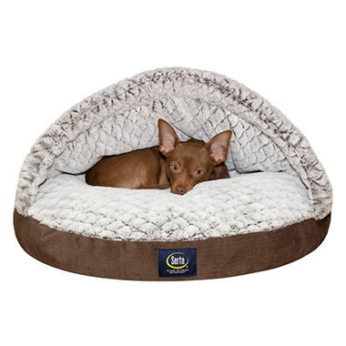 Serta 25″ Ultra Comfort Canopy Pet Bed