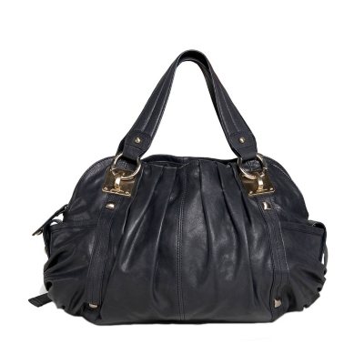 Junior Drake Breanna Leather Handbag - Black - Sam's Club