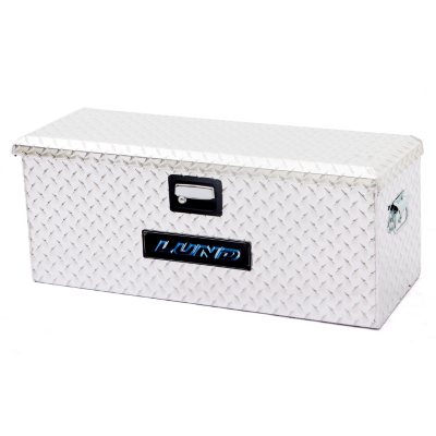 Lund 36" Aluminum Diamond Plated ATV Storage Box - Silver - Sam's Club