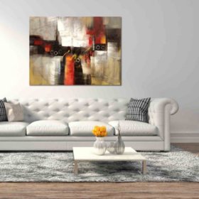 Canvas Oil Painting - Hand-Painted Abstract #3 - Sam's Club