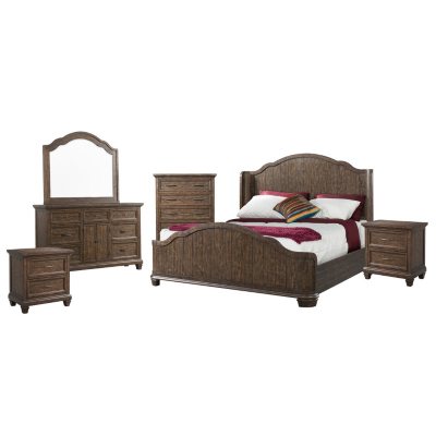 Missandrei 6 Piece King Bedroom Furniture Set