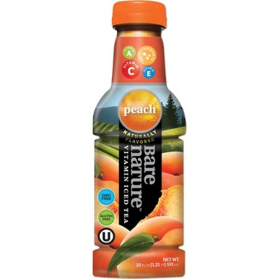 Bare Nature Peach Vitamin Iced Tea (20 oz., 12 ct.) - Sam’s Club