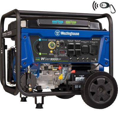 Westinghouse 9,500/12,500-Watt Dual Fuel Portable ...