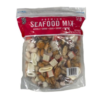 Seafood Mix, Frozen (3 Lbs.) - Sam's Club