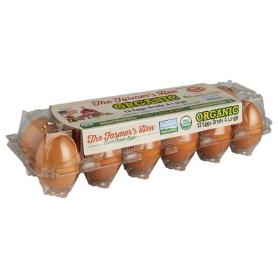 The Farmer's Hen Free Range Organic Large Brown Eggs (12 ct.) - Sam's Club