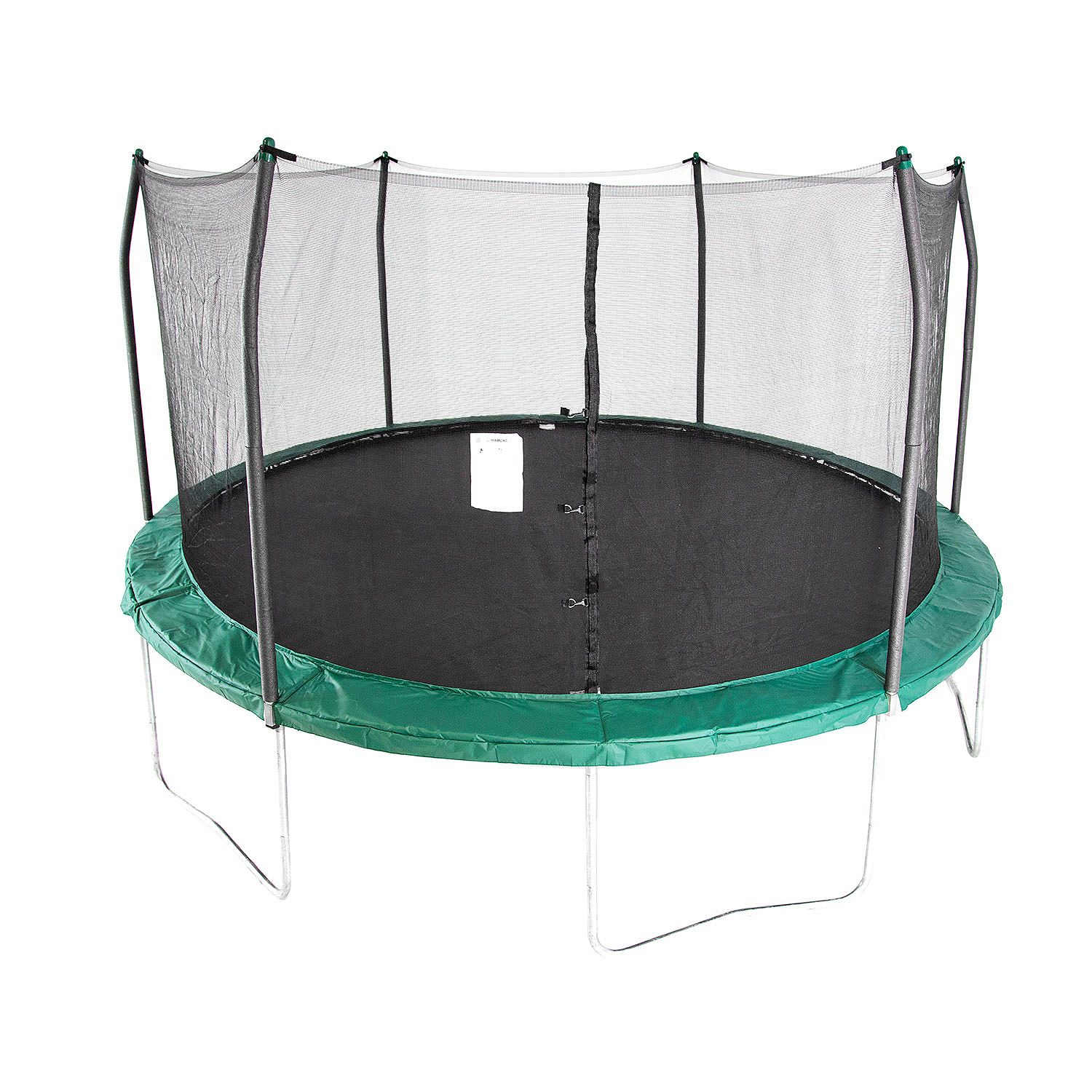 Skywalker Trampolines 15′ Round Trampoline and Enclosure with 143 sq. ft. Jumping Surface
