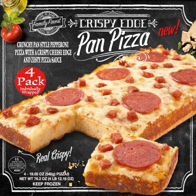 Family Finest Crispy Edge Pan Pizza (4 Pk.) - Sam's Club