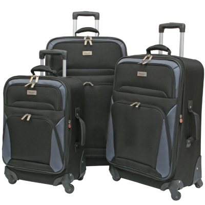 3 wheel suitcase
