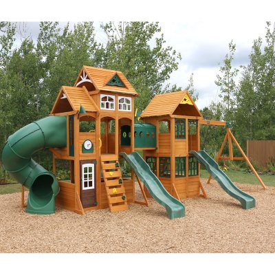 375 00 Big Backyard Meadowvale Ii Wooden Play Set Dealepic