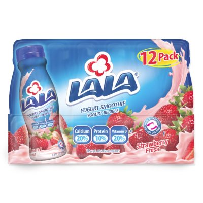LALA® Strawberry Yogurt Smoothie - 6.3 oz. - 12 ct. - Sam's Club