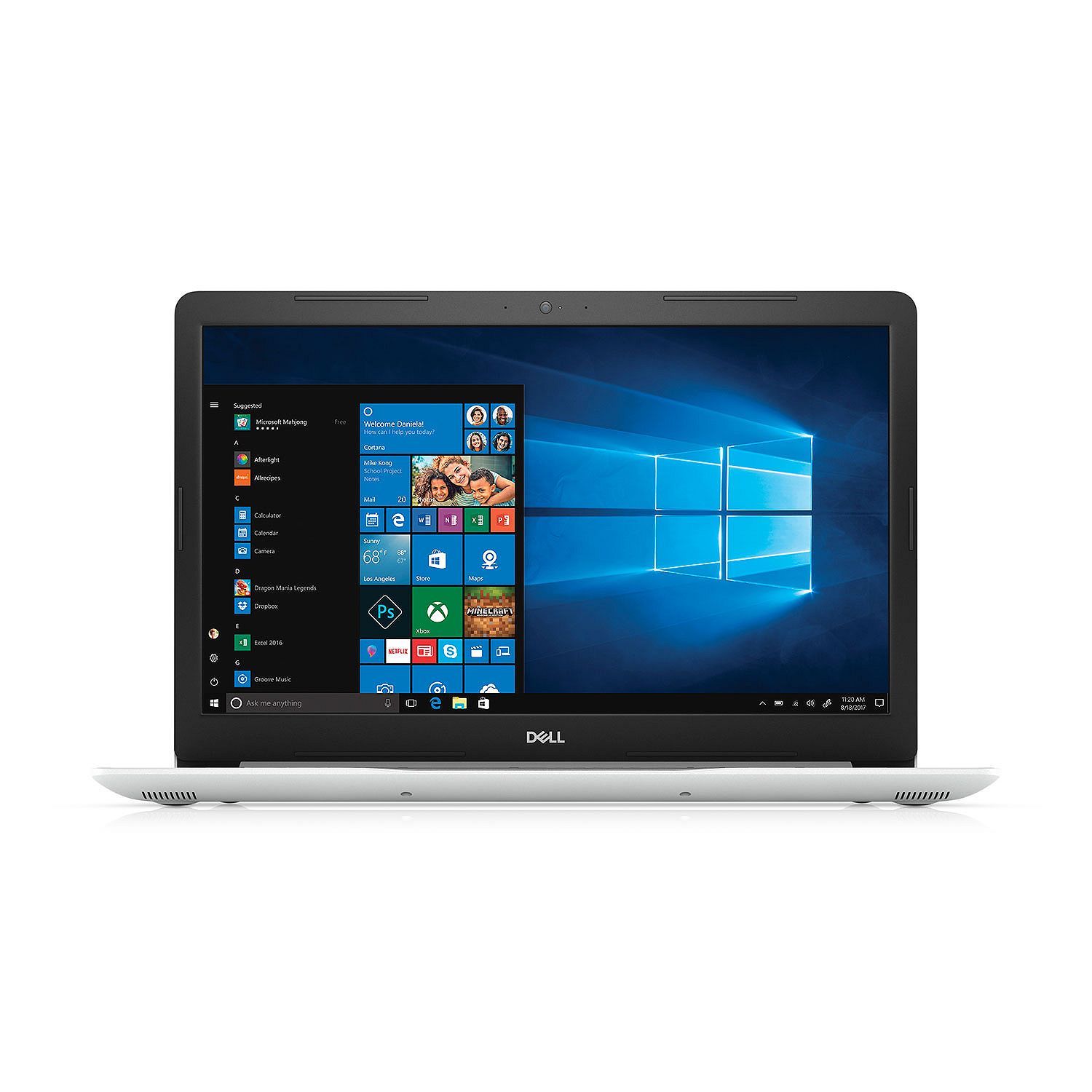 Dell Inspiron i5570-7739WHT-PUS 15.6″ Laptop, 8th Gen Core i7, 8GB RAM, 2TB HDD