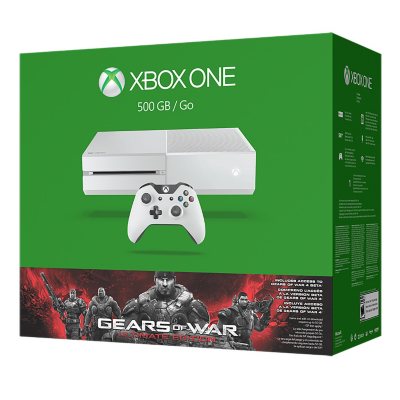 Xbox One 500GB White Console Gears of War: Ultimate Edition Bundle ...