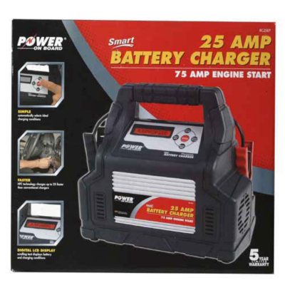 Power On Board 25 Amp Battery Charger - Sam's Club