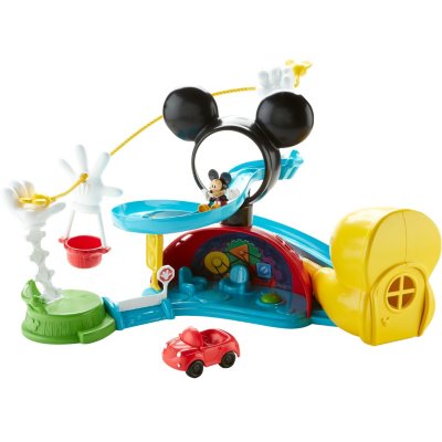 Fisher-Price Disney Mickey Mouse Clubhouse Zip, Slide & Zoom Clubhouse ...