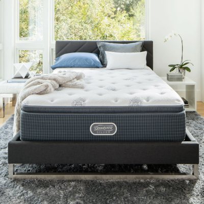 beautyrest silver premier plush pillowtop mattress