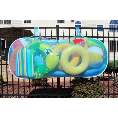 pool storage toy pouch blaster float toys swimming organizer outdoor inflatable accessories water accessory holder raft under