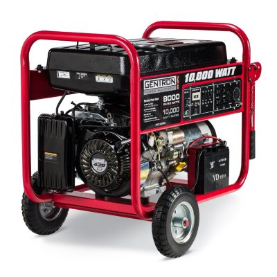 Gentron 8,000W / 10,000W Portable Gas Powered Generator with Electric
