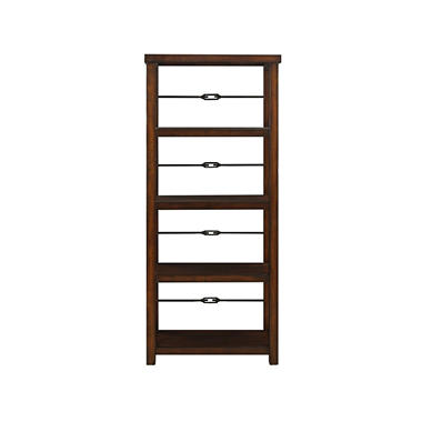 Dressler Solid Wood\/Metal 4Shelf Bookcase, Birch Finish Sam\u002639;s Club Dressler Solid Wood\/Metal 4Shelf Bookcase, Birch Finish Sam\u002639;s Club