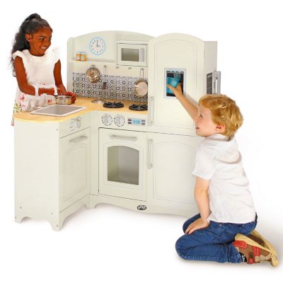 members mark deluxe wooden kitchen play center