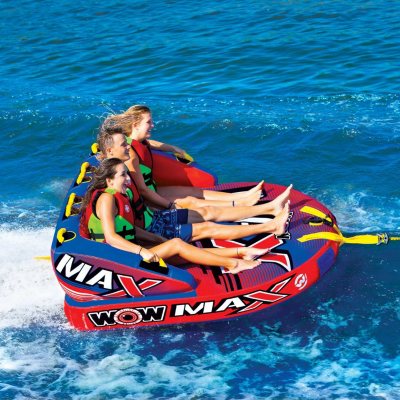 wow wake quake 3 person towable
