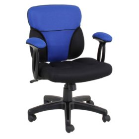 Cool Task Chair with Reversible Blue & Red Cover - Sam's Club