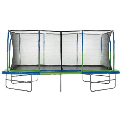 Upper Bounce Mega Trampoline with Fiber Flex Enclosure System, 10′ X 17′