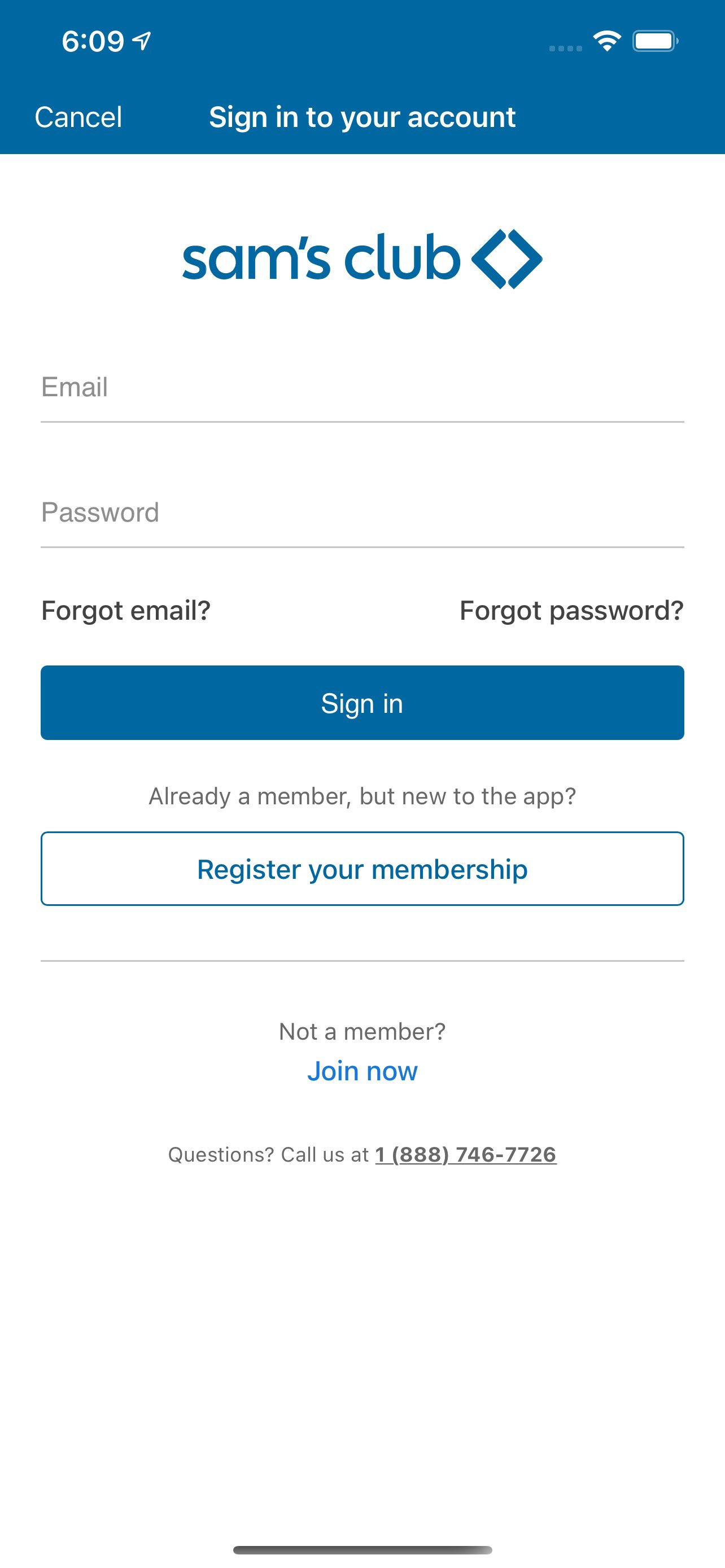 Membership Services - Sam's Club