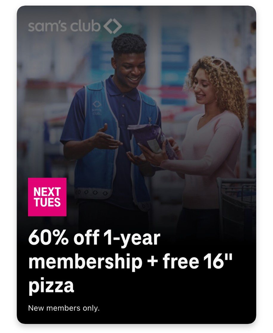 T-Mobile Tuesdays: New Sam&rsquo;s Club Member Offer with Free Pizza