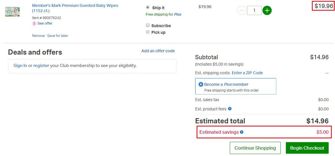 How to apply a promo code checkout