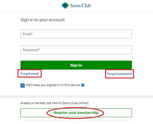 Samsclub Com Credit Login >> Registration Online Account Help Samsclub Com Credit Login >> Registration Online Account Help