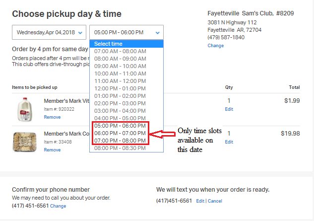 Sams Club Extends Early Shopping Hours To Advantage Plus >> Scheduling Times For Club Pickup Sams Club Extends Early Shopping Hours To Advantage Plus >> Scheduling Times For Club Pickup